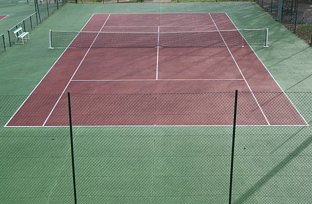 Construction court de tennis en béton poreux Saint-Raphaël