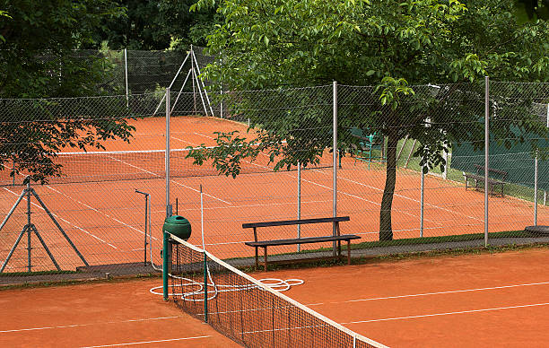 Construction court de tennis en béton poreux Saint-Raphaël